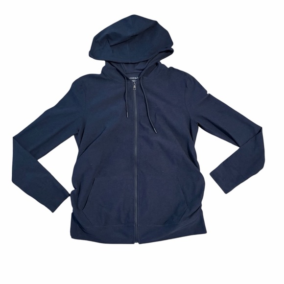 Beyond Yoga Jackets & Blazers - Beyond the Bump Spacedye Everyday Maternity Hoodie Navy Small